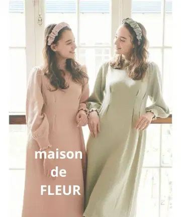 37 maison de FLEUR 니트 원피스
