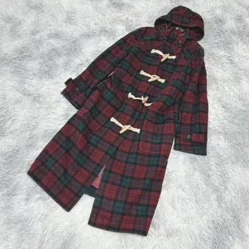 [일본제] INED 더플 코트 체크 무늬 (2) 캐주얼 귀여운