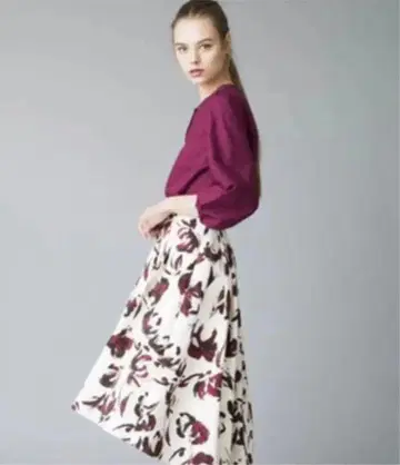 ANAYI 미디엄 플레어 스커트