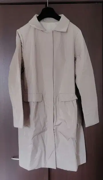 DoCLASSE 베이지 나일론 롱 코트 리버서블 미사용 새상품