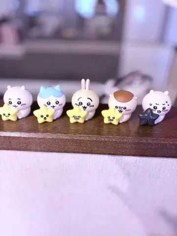 치이카와 (먼작귀) 오호시사마 라이트 5개 세트 (레어 포함)