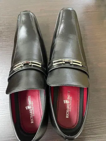 새상품 26cm 리차드 스미스 로퍼 가죽 신발 블랙 비즈니스