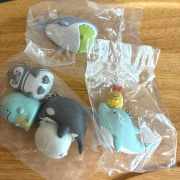 스마 시월드 스미코구라시 오리지널 가챠 키링 4개