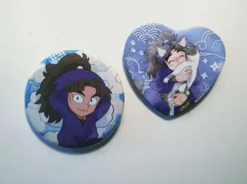 닌타마 란타로 타케야 하치자에몬 캔뱃지 2개