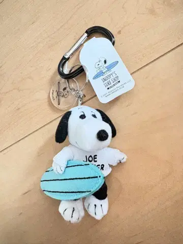 스누피 스트랩 서핑 하와이 마스코트 카라비너 포함 참