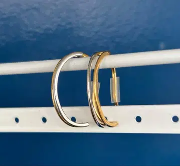 Jouete 웨어링 귀찌 귀걸이 콤비 컬러 실버925