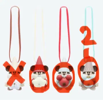 멜린린 캡슐 토이 미사용 새상품 빨간색 1개 스카이블루 1개 베이지 2개