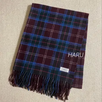 IENA* 캐시미어 체크 스톨