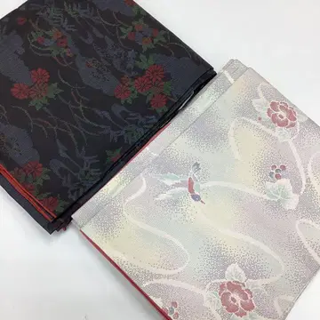 기모노 묶음 판매, 이중 기모노, , 리메이크 소재, 순수 실크 P924