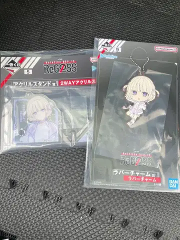 토도로키 하지메 2세트 아크릴 스탠드 러버 참 ReGLOSS 제일복권