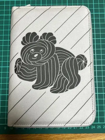 HITOTOKI 쿠마키 노트 코믹 사이즈 라운드 지퍼 타입