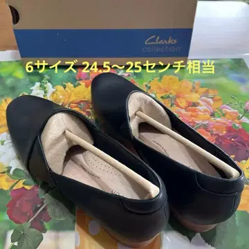 클락스 줄리엣 팜 6 사이즈 미사용 새상품 블랙 가죽