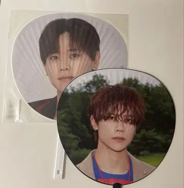 INI 후지마키 쿄스케 부채 2점