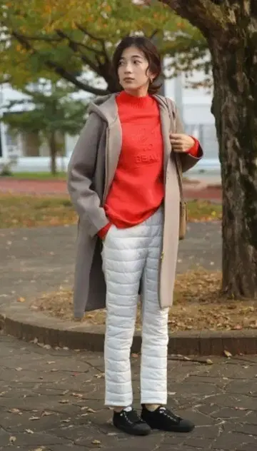 부즈루드 다운 팬츠 화이트