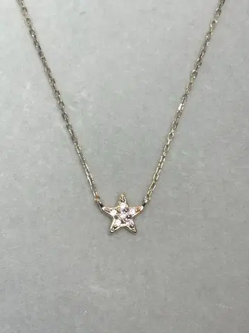 ete 별 모양 모티브 K10 목걸이