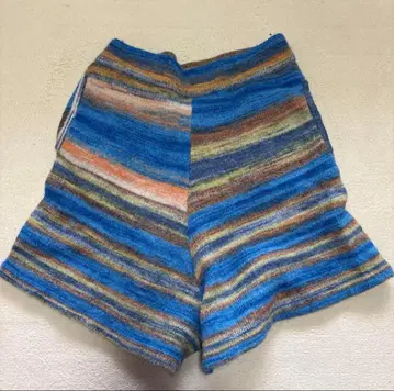 [ RYETENDER ] 스트라이프 니트 숏팬츠