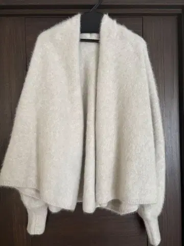 NOBLE 퍼 니트 가디건