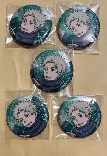 극장판 주술회전0 라메키라 캔뱃지 글리터 캔뱃지 이누마키 토게 5개