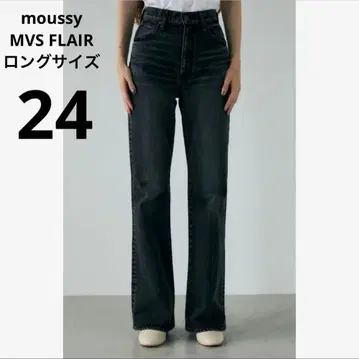 MOUSSY MVS BLACK FLARE (L) 롱 사이즈 24