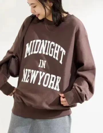 저널 스탠다드 MIDNIGHT 로고 맨투맨