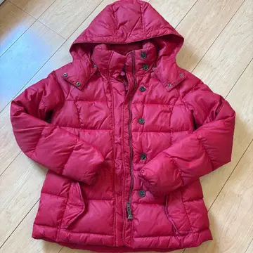 TOMMY HILFIGER 빨간색 다운 자켓