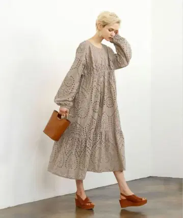 titivate 전후 2way 코튼 레이스 원피스