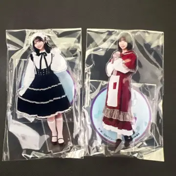 히나타자카46 뮤직 퍼레이드 아크릴 스탠드 후지시마 카호 와타나베 리나