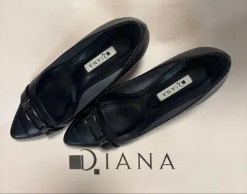 24cm DIANA 블랙 스틸레토 펌프스