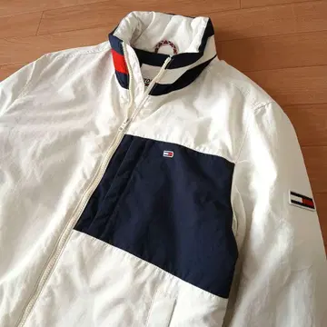 TOMMY JEANS 다운 자켓 블루종 M 사이즈 충전솜