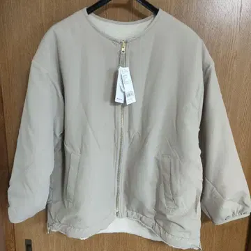 GLOBAL WORK 리버서블 보아 블루종