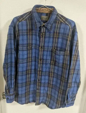 세인트 존스 베이 헤비 플란넬 셔츠 블루 빈티지 사이즈 L