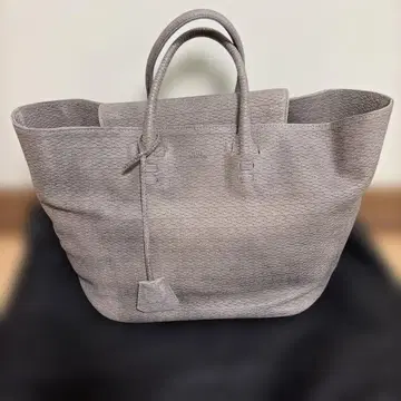 그레이 토트백 지퍼 포함