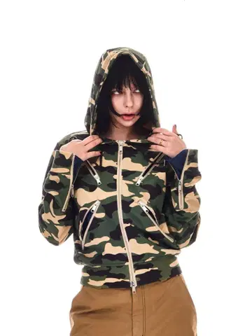 BEEDEN DUALITY ZIP DESIGN HOODIE