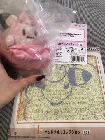 포켓몬 제일복권 복조리 마스코트 핸드 타월