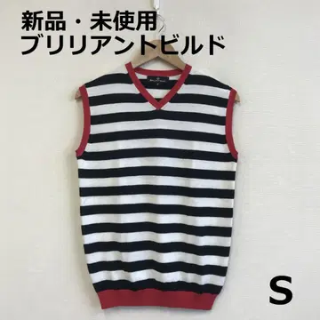 B1113A01 새상품 미사용 브릴리언트 빌드 골프 V넥 베스트