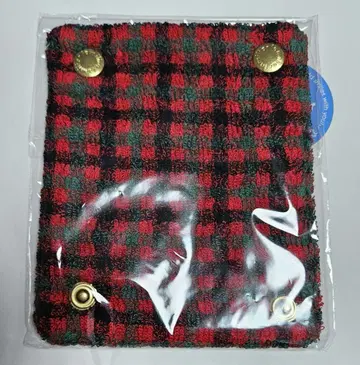 파밀리아 핸들 커버 빨간색 체크