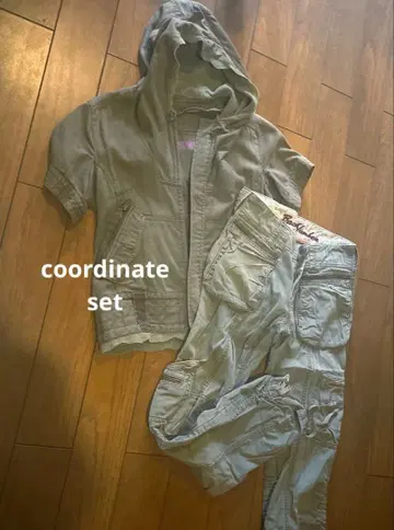 새상품급 밀리터리 coordinate set XG풍
