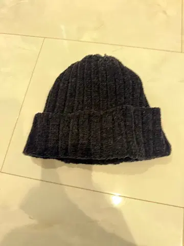 KIJIMA TAKAYUKI 블랙 니트 모자