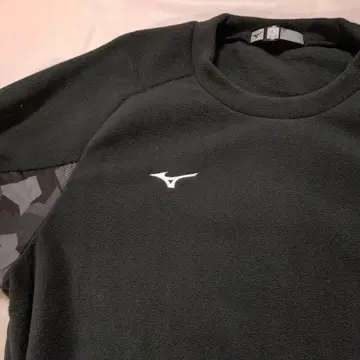 미즈노 플리스 블랙 긴팔 블랙