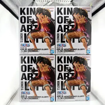 [ 4개 세트 ] 원피스 KING OF ARTIST 루피 피규어