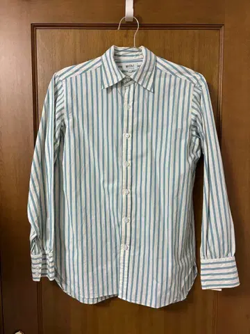 브리티시 메이드 BM 스트라이프 긴팔 셔츠 S 사이즈