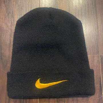 새상품급 Nike 니트 모자 블랙