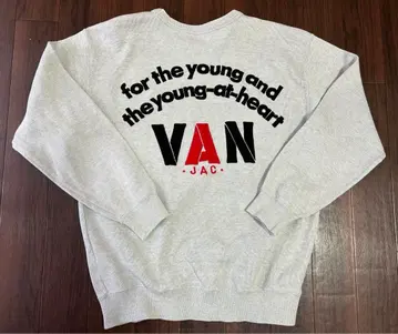 VAN 백 프린트 트레이닝복