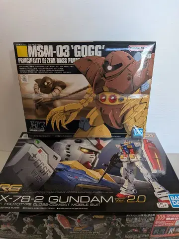 RG 1/144 건담 Ver. 2.0 & HG 고그