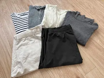 유니클로 상하의 6점 묶음 판매 XL (L 포함)