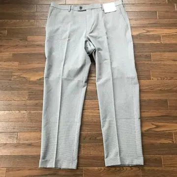 유니클로 감동 팬츠 체크무늬 100 x 85 그레이