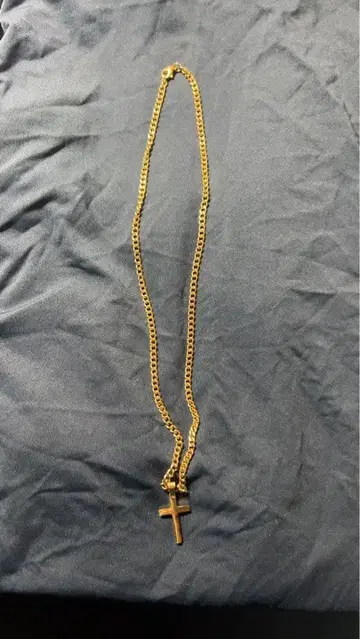 골드 골드 컬러 목걸이 48cm