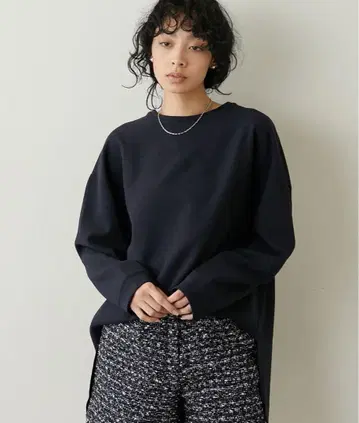 베스트셀러 윔 가젯 V 가제트 풀오버 네이비 36 루즈핏