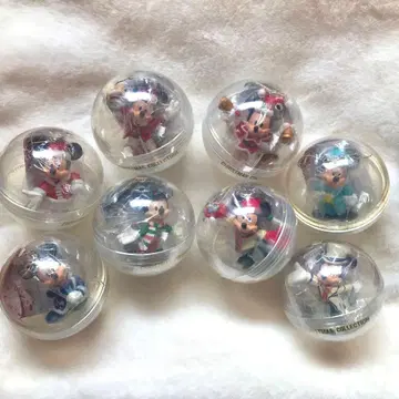 미키마우스 크리스마스 컬렉션 캡슐 토이 컴프 세트 익명 배송