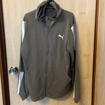 PUMA 그레이 후드티 셋업 M